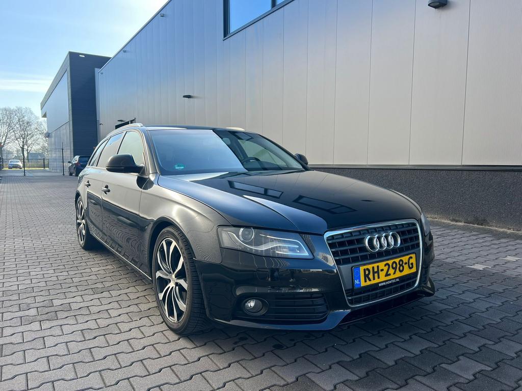 Audi A4 2.0 TDI 105KW Avant Multitronic 2008 Zwart, Auto's, A4, Zwart, Stationwagon, Diesel