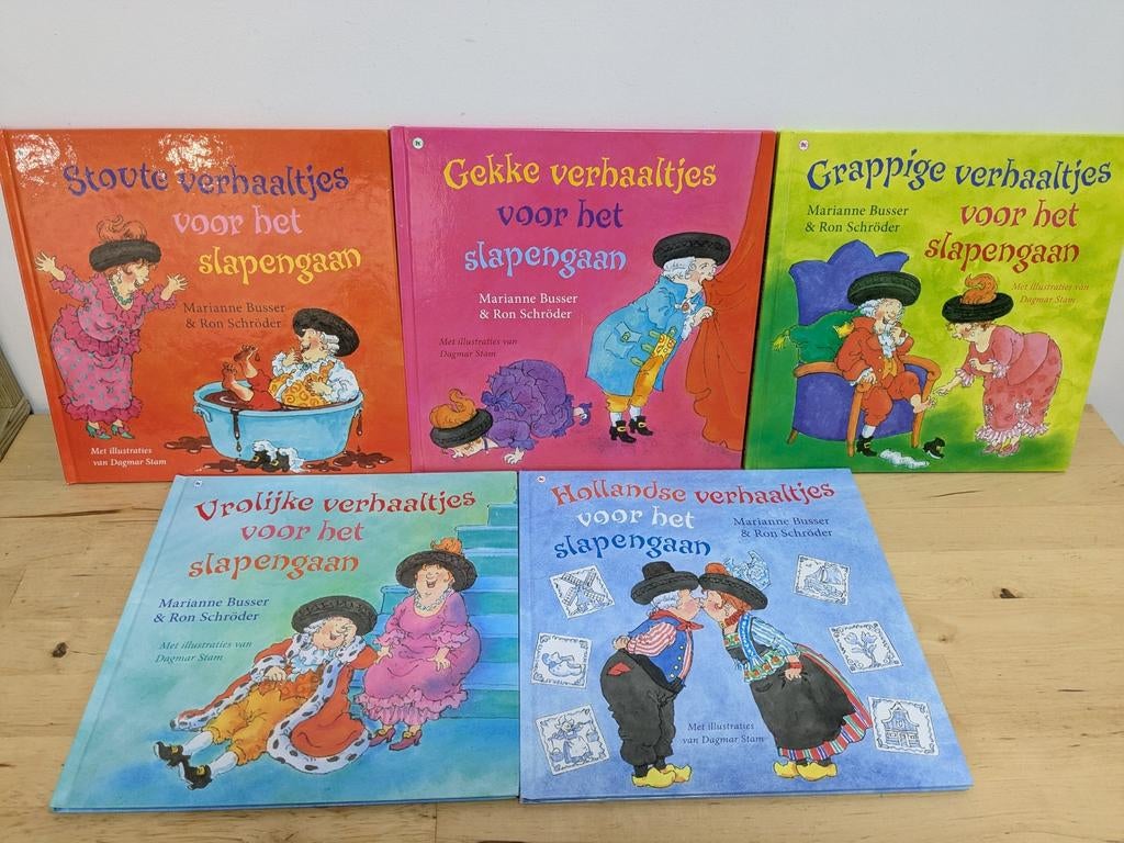 5 boeken Verhaaltjes voor het slapen gaan Busser & Schröder, Boeken, Kinderboeken | Kleuters, Marianne Busser en Ron Schröder
