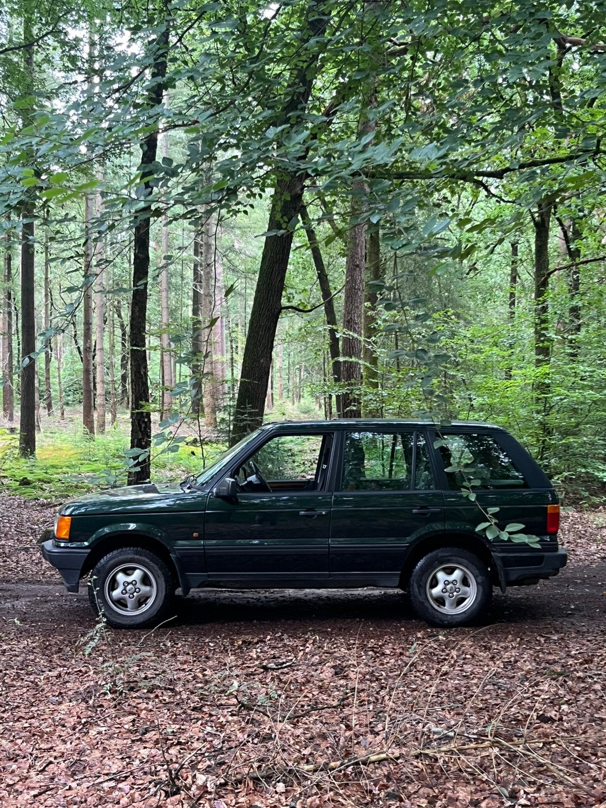 Range Rover P38, Epsom Green, Zwart, Leder, Vierwielaandrijving, Particulier