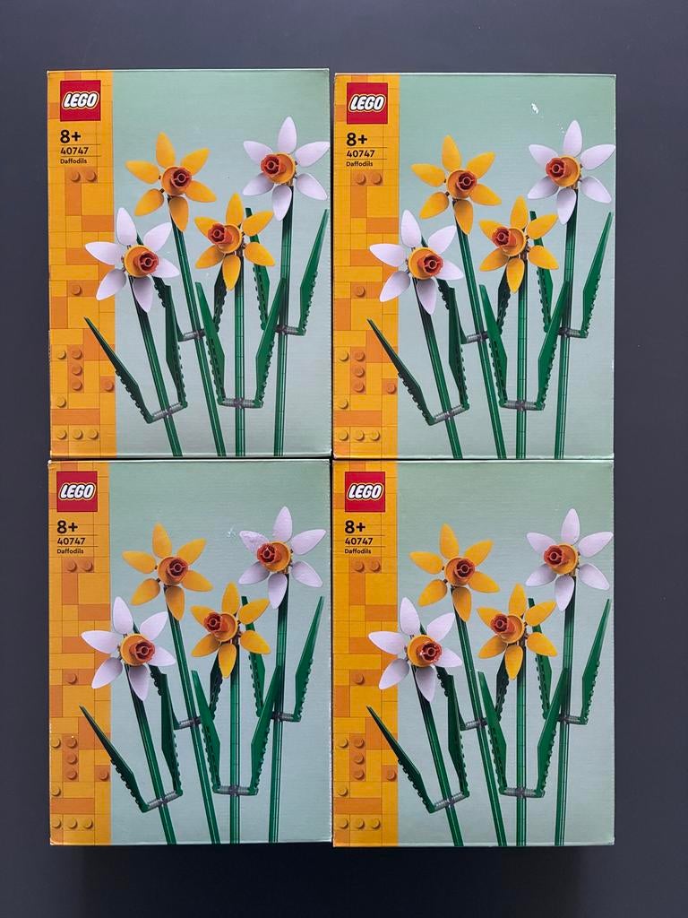 Lego 40747 Narcissen 4x *SEALED*, Overige thema's, Lego, Nieuw, Ophalen of Verzenden