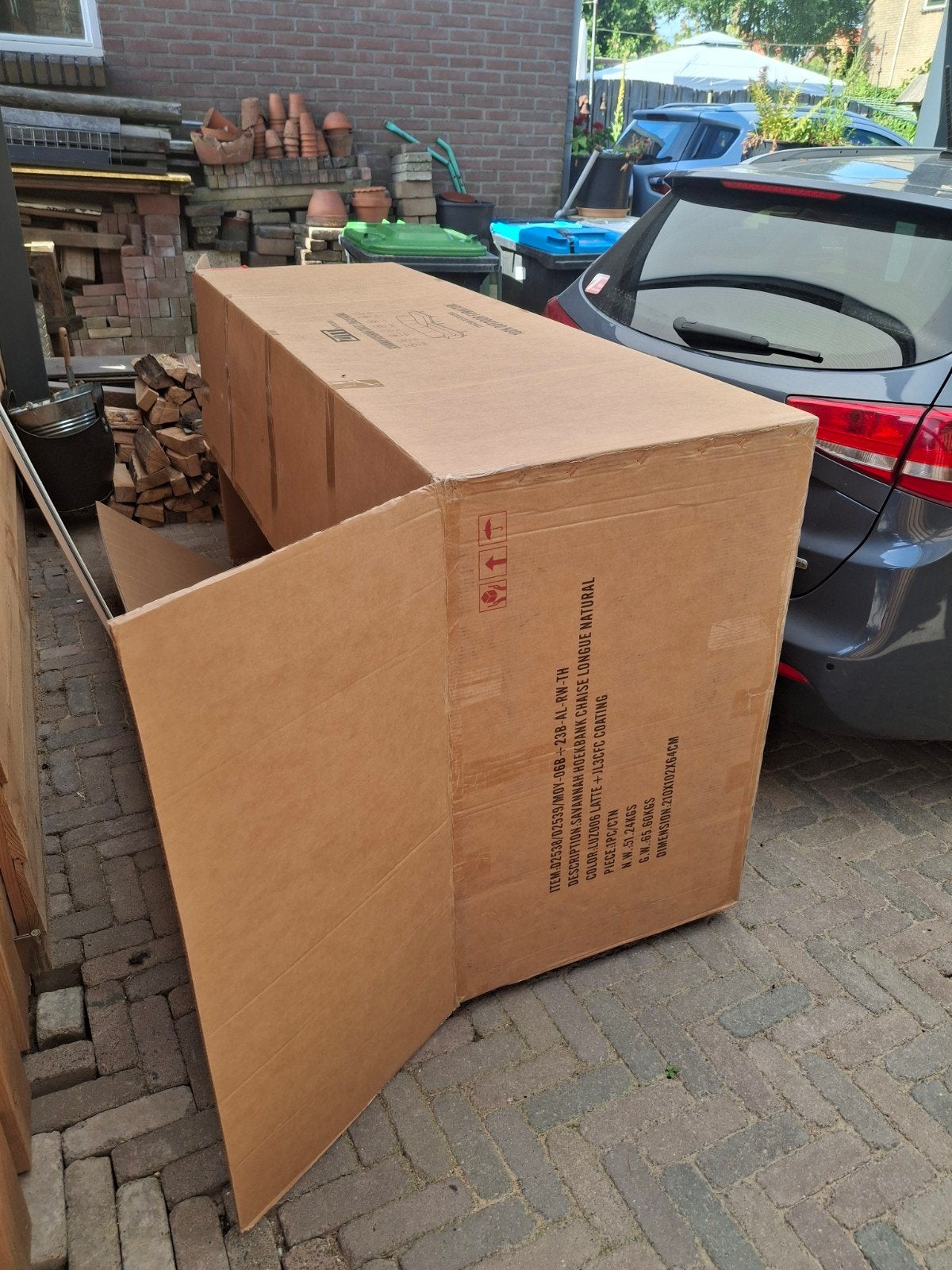 Grote kartonnen doos, Overige materialen, Eenpersoons, Nieuw, Ophalen of Verzenden