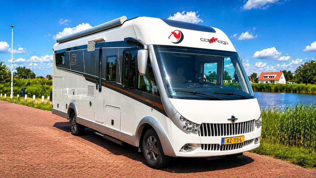 Carthago Chic E-Line 51 2017 Automaat 48.000 km  Reis klaar, Fiat, Vloeistofverwarming, 7 tot 8 meter, Carthago