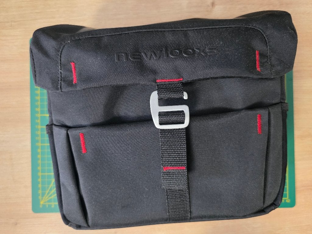 Looxs Handlebar Bag Vigo Black KF 8.5L, New Looxs, Aluminium, Ophalen of Verzenden, Zo goed als nieuw