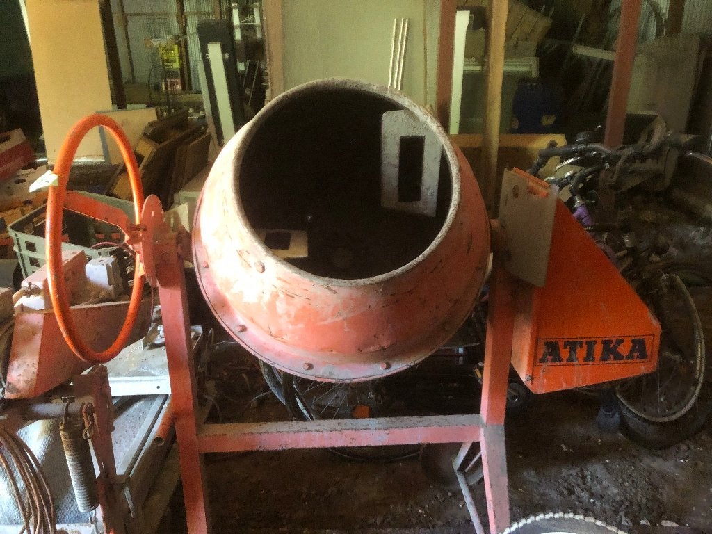 betonmolen, Ophalen, Gebruikt