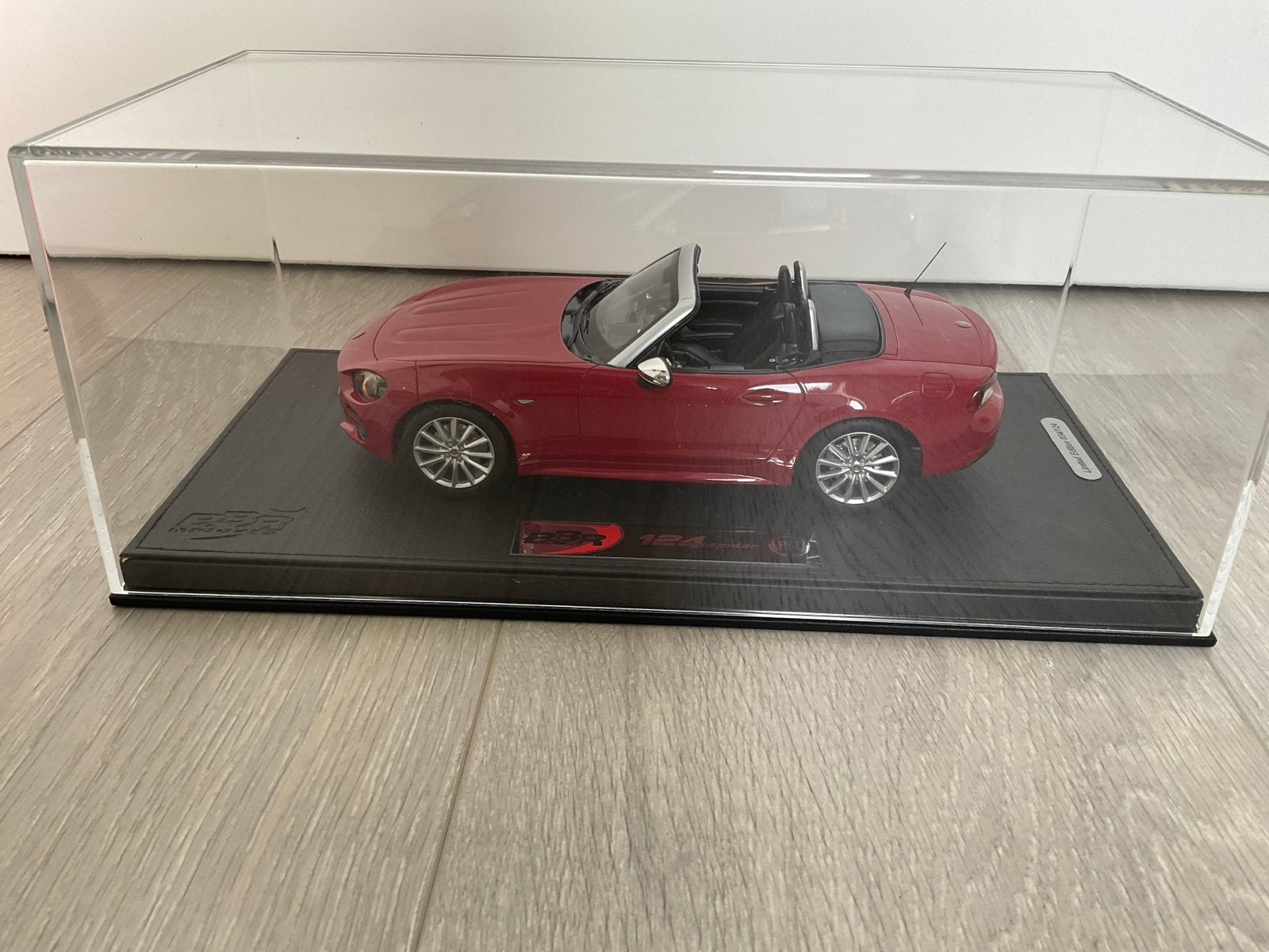 BBR Fiat 124 Spider Schaal 1:18 Limited Edition 034/124, Ophalen, Nieuw, Auto, Overige merken