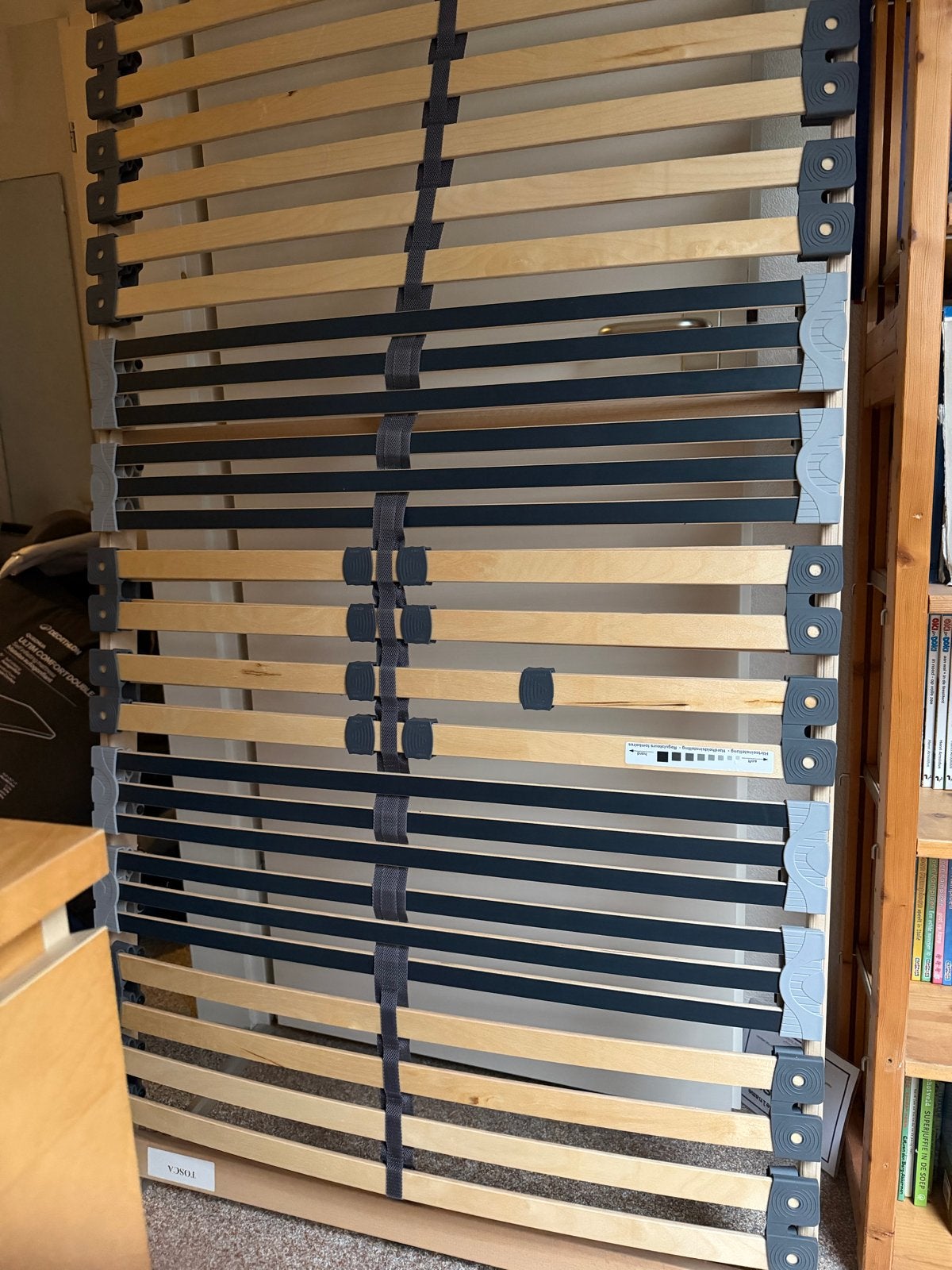 Lattenbodem Tosca 90x200 cm met hardheidsinstelling, Huis en Inrichting, Slaapkamer | Matrassen en Bedbodems, Gebruikt, 90 cm