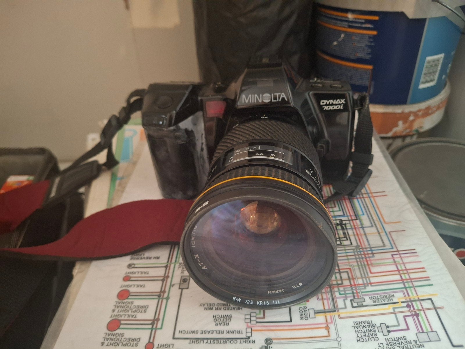 minolta dynax camera, Ophalen of Verzenden, Gebruikt, Thorens
