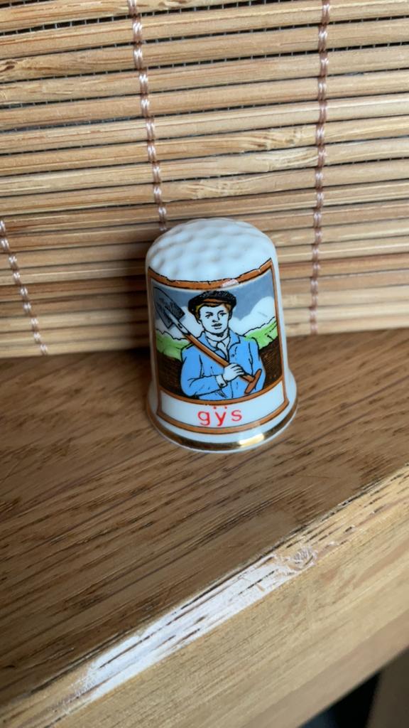 Gijs vingerhoed vingerhoedje vingerhoedjes vingerhoeden, Verzenden, Nieuw, Porselein, Nederland