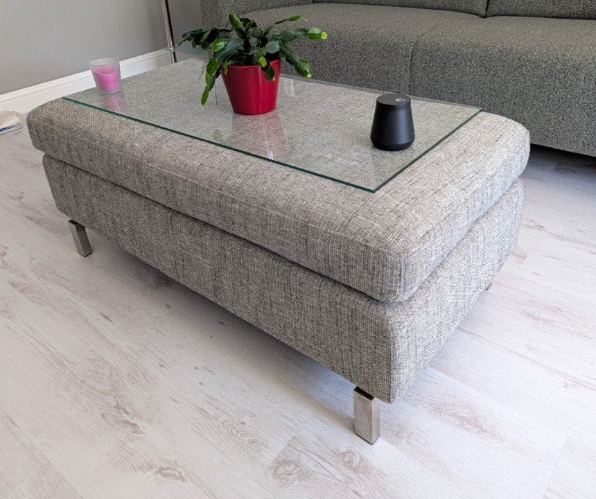poef, Ophalen, Gebruikt, 100 tot 125 cm, Stof