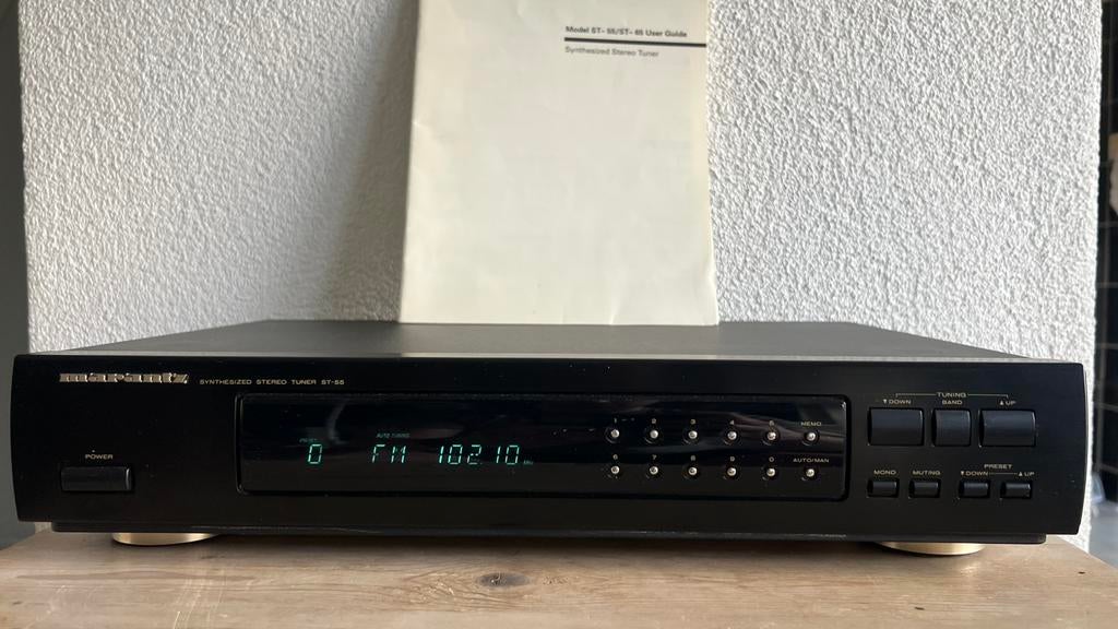 Marantz ST-55 Synthesized Stereo Tuner + gebruiksaanwijzing, Ophalen of Verzenden, Zo goed als nieuw