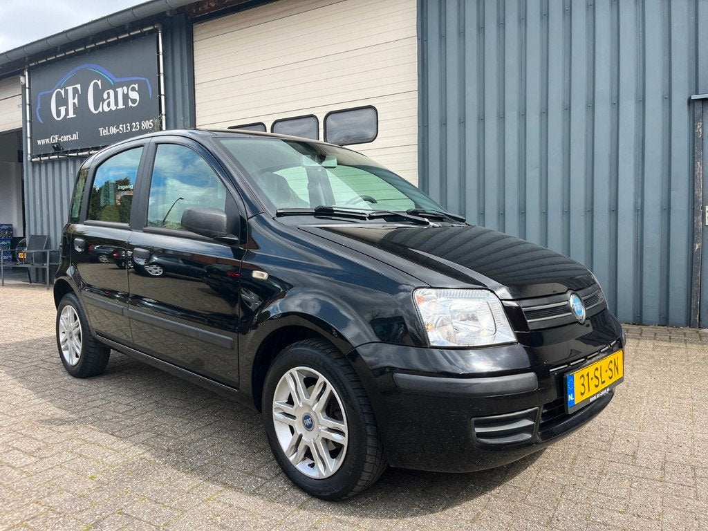Fiat Panda 1.2 SportSound APK NIEUW AIRCO, Voorwielaandrijving, Gebruikt, Zwart, Origineel Nederlands