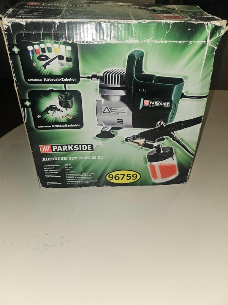 Parkside Airbrush-Set PABK 60 A1 - Nieuw in doos, Ophalen of Verzenden, Nieuw