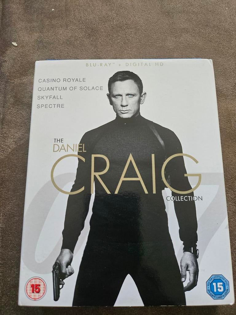 Daniel Craig James Bond 4-Collectie Blu-ray (NLO), Cd's en Dvd's, Blu-ray, Ophalen of Verzenden, Zo goed als nieuw, Actie, Boxset