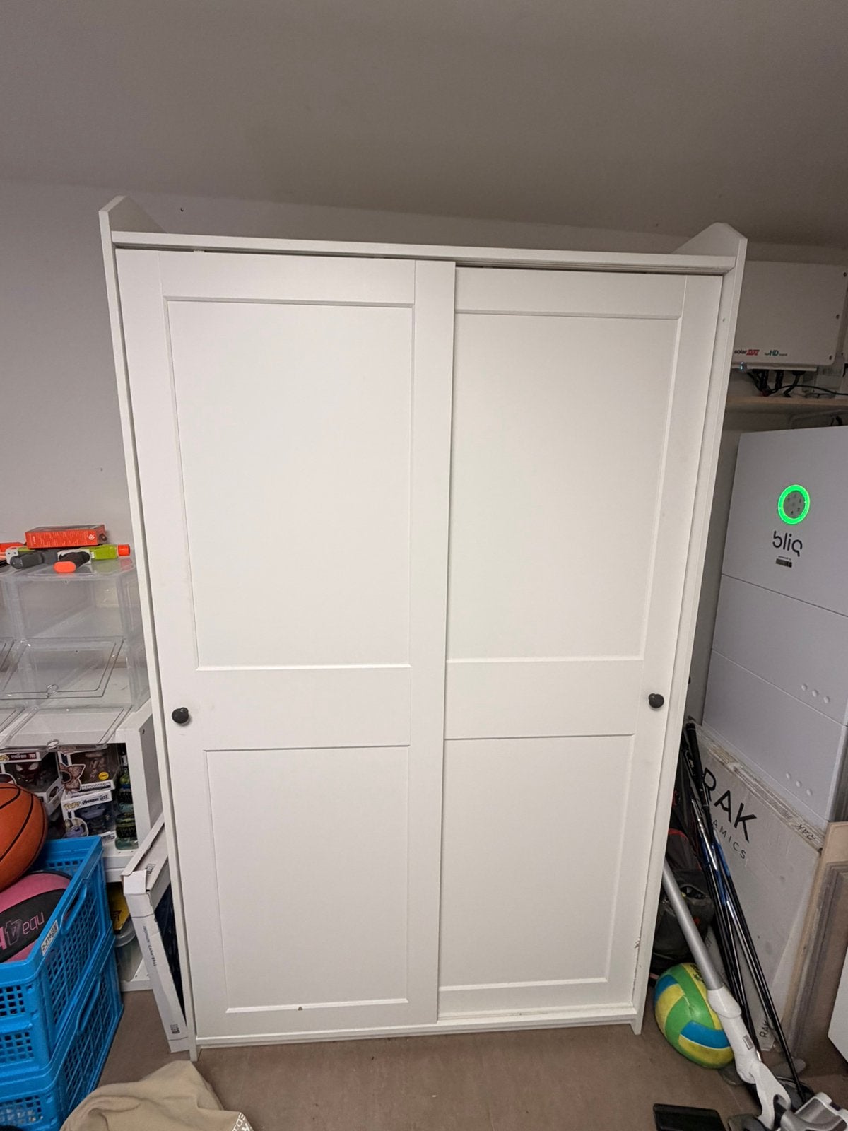 Ikea Hauga kledingkast, Huis en Inrichting, Kasten | Kledingkasten, Ophalen, Gebruikt, 100 tot 150 cm, 150 tot 200 cm