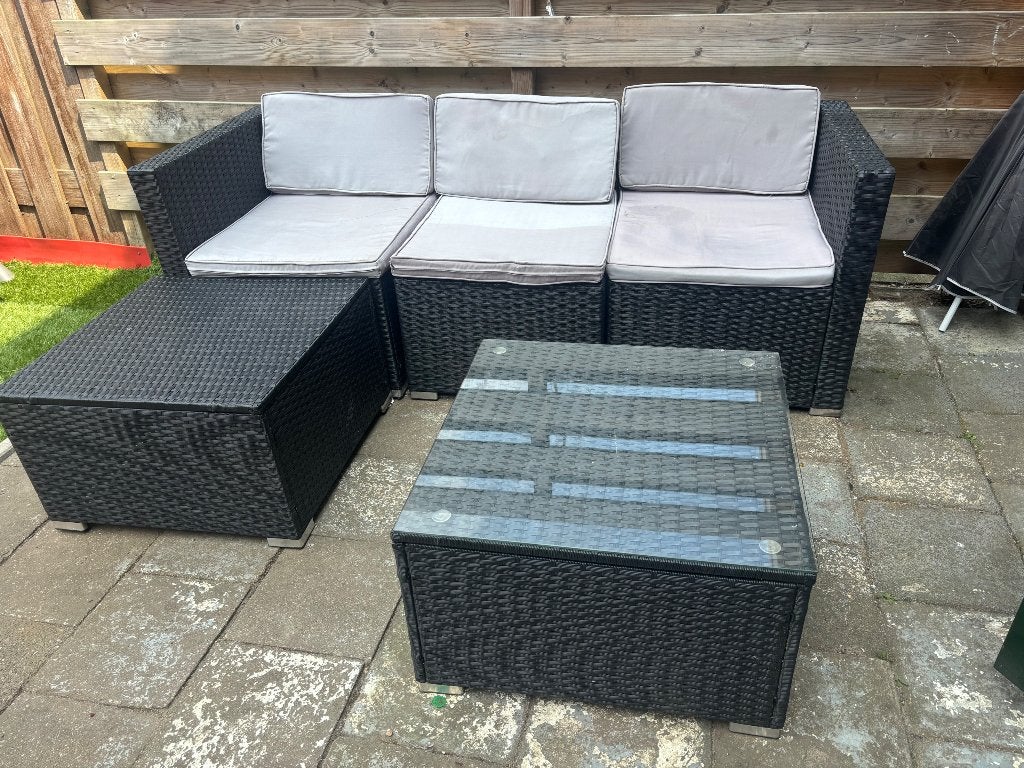 Loungset, Tuin en Terras, Ophalen, Zo goed als nieuw, 3 zitplaatsen, Loungeset