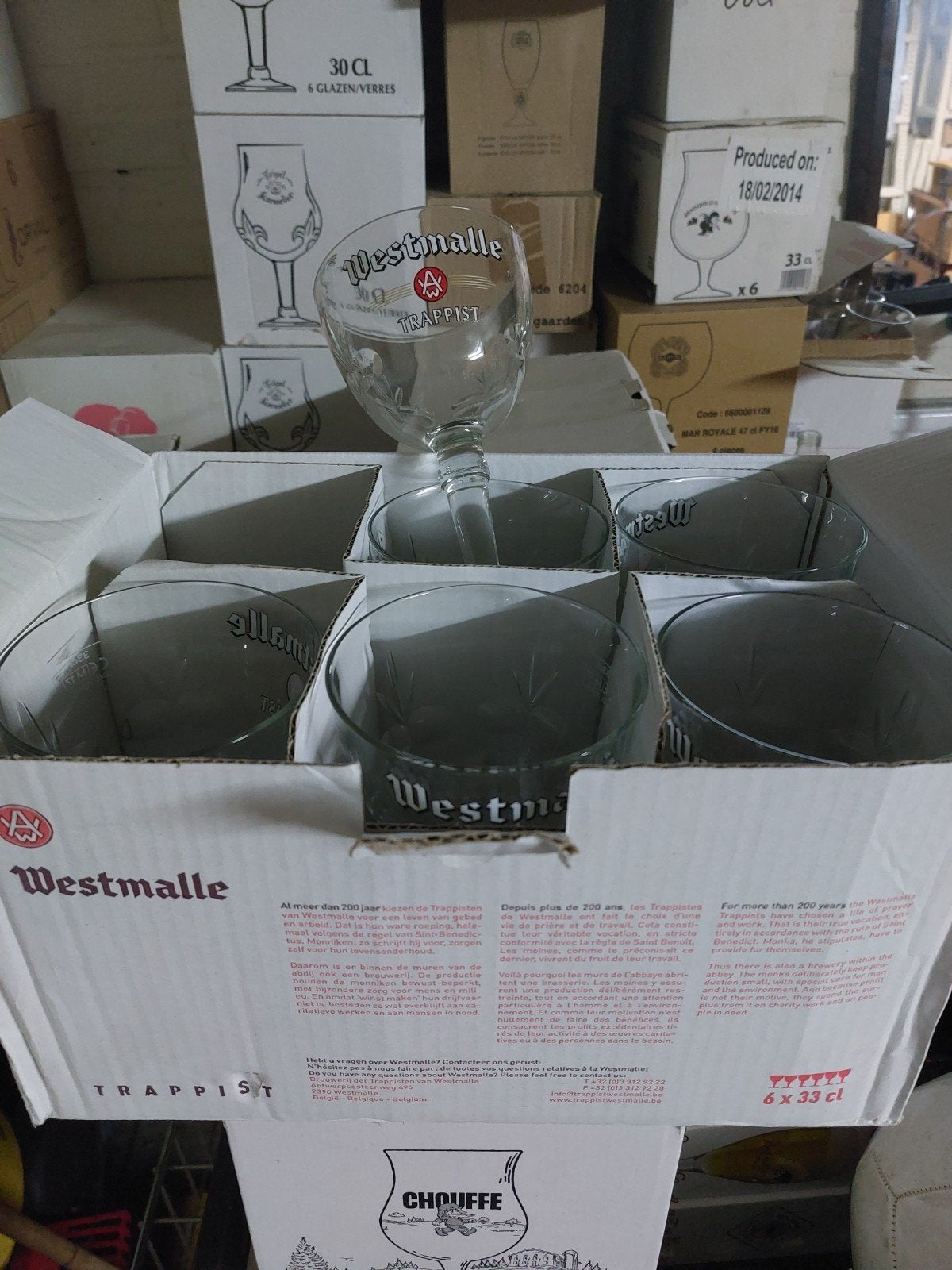 westmalle, Ophalen of Verzenden, Nieuw, Glas of Glazen, Overige merken