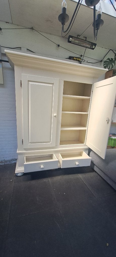 Opbergkast, Huis en Inrichting, Kasten | Kledingkasten, Ophalen, Gebruikt, 200 cm of meer, Grenenhout