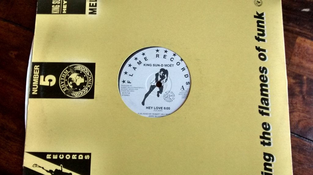 Maxi single - King Sun-D Moet - Hey love, Ophalen of Verzenden, Zo goed als nieuw, Hiphop en Rap