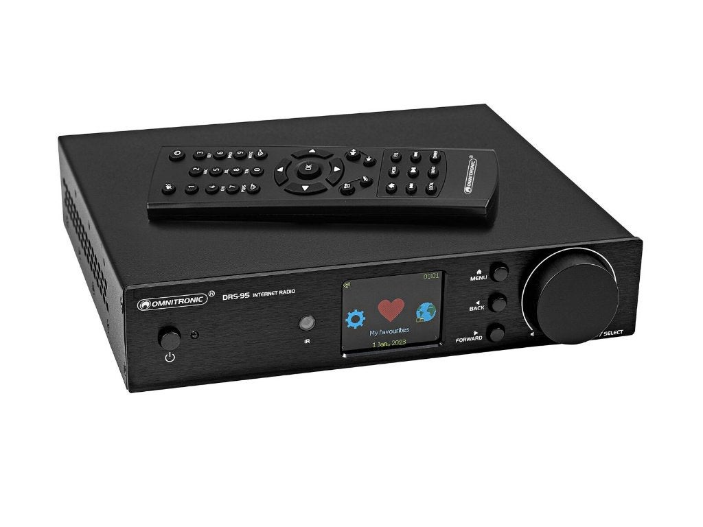 OMNITRONIC DRS-95 Internet Radio with DAB+ and Bluetooth, ., Nieuw, Ophalen of Verzenden, .