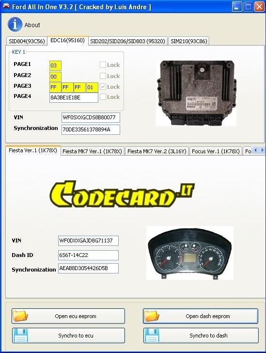 Ford All In One 3.2, Verzenden