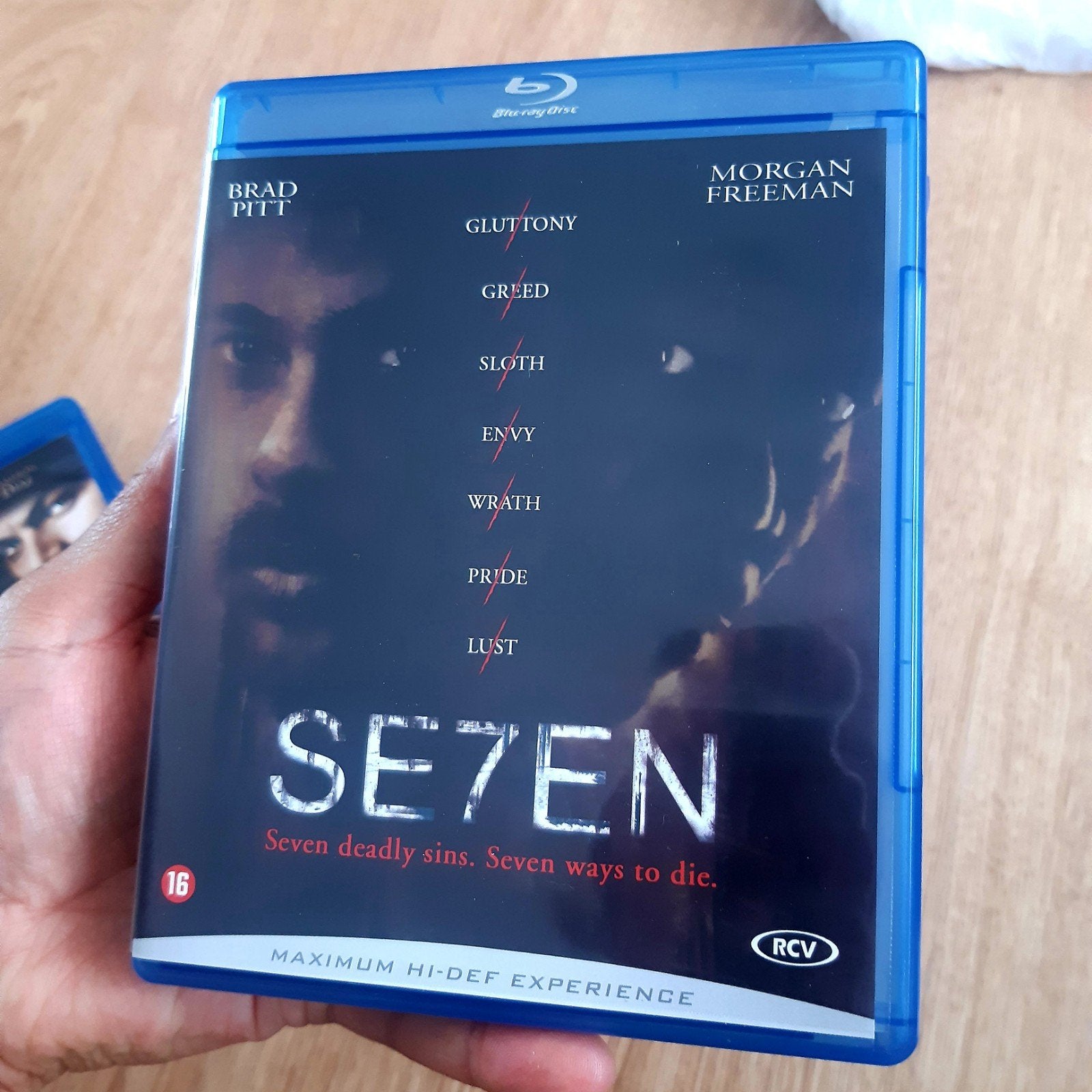 Seven / Se7en - Brad Pitt & Morgan Freeman, Engels, Nederlands, Film, Ophalen of Verzenden