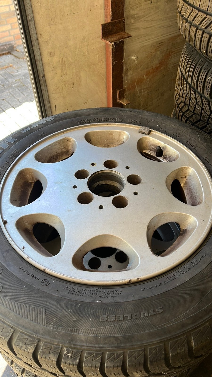 Originele mercedes 15inch, Ophalen