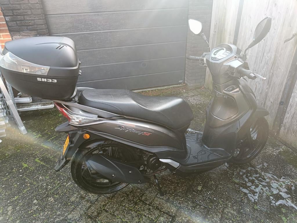 Sym Symphony ST Scooter - Grijs, inclusief topkoffer, Fietsen en Brommers, Scooters | SYM, Ophalen, Gebruikt, Overige modellen