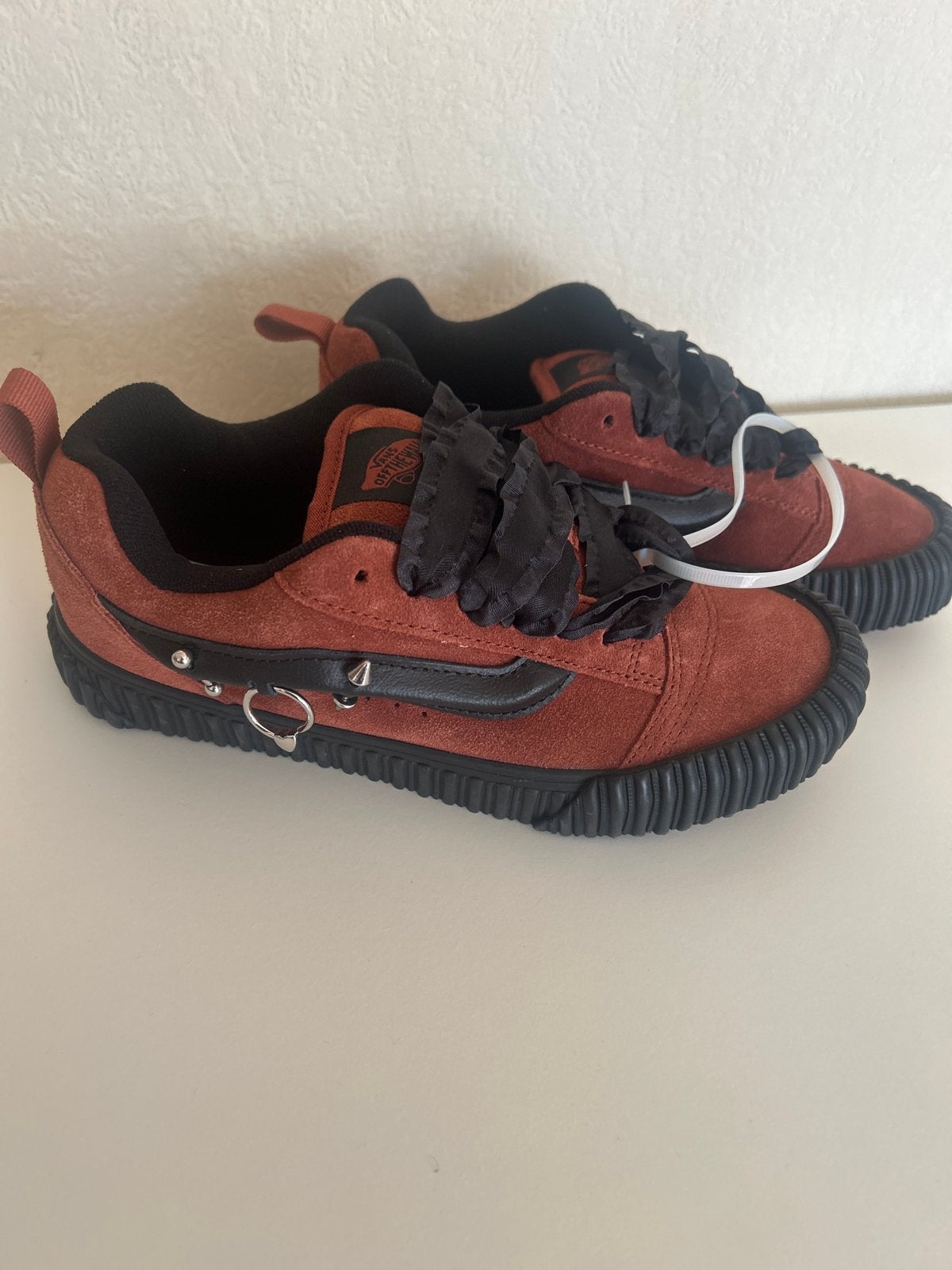 Vans Knu Skool U's 5.5# Valentine Rust Bronze Sneakers, Ophalen of Verzenden, Nieuw, Bruin, Sneakers of Gympen