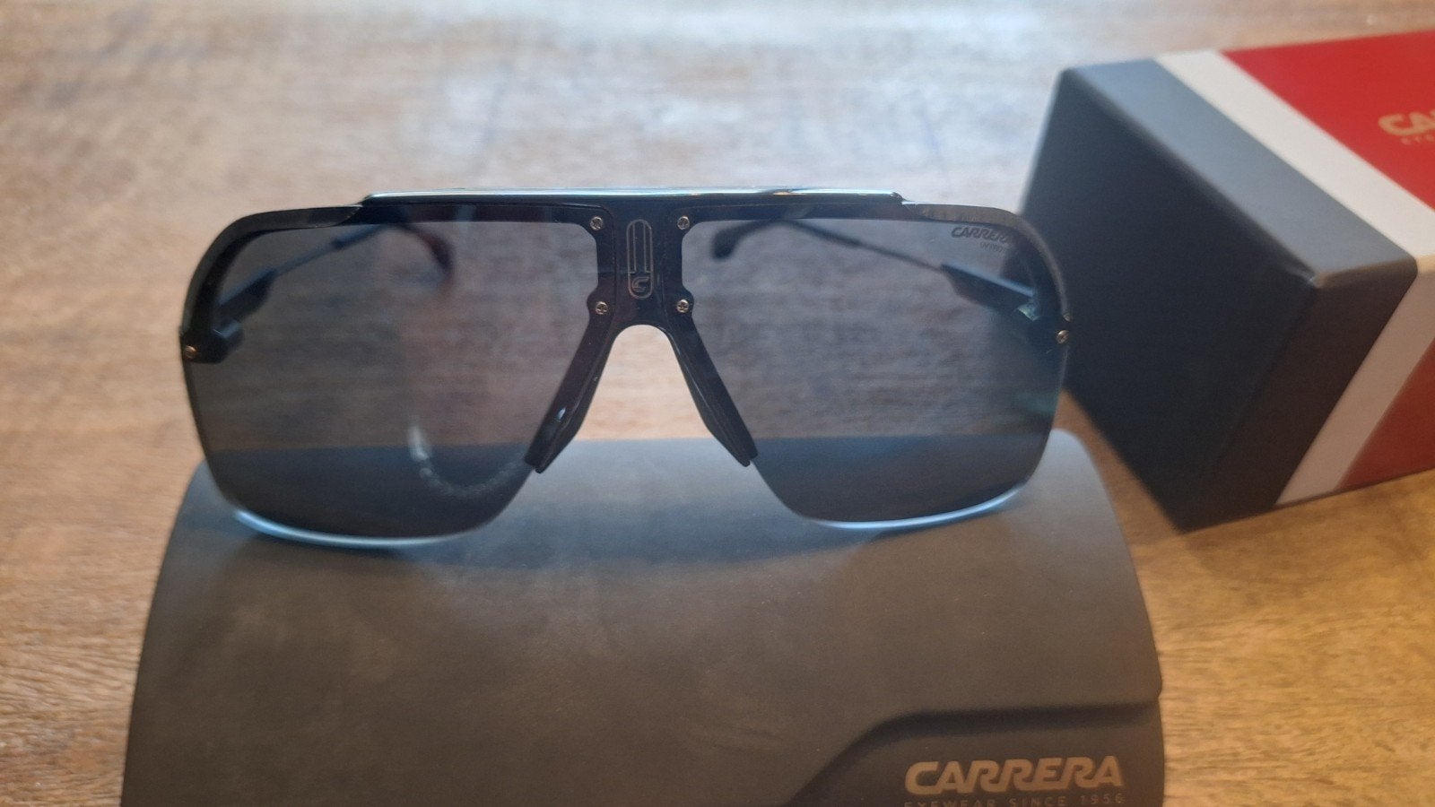 Carrera zonnebril 1031s nieuw, Sieraden, Tassen en Uiterlijk, Zonnebrillen en Brillen | Heren, Verzenden, Nieuw, Zwart, Carrera