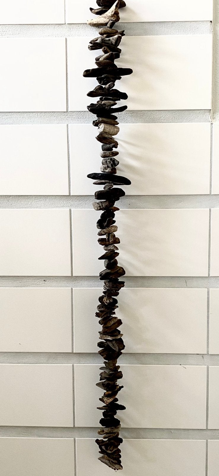 aantrekkelijke DRIJFHOUT-SLINGER /DRIFTWOOD GUIRLANDE, Hout, Decoratieobject, Zo goed als nieuw, Overige stijlen