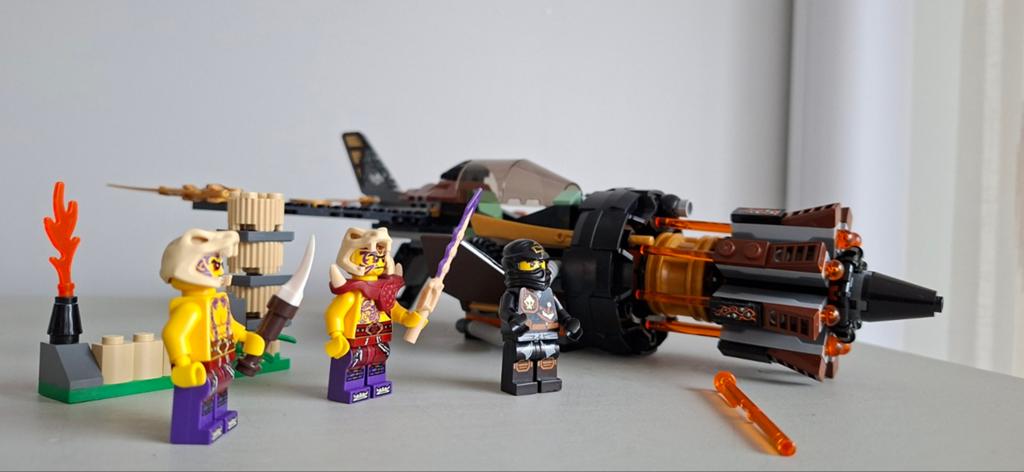 Lego Ninjago set 70747 Boulder Blaster, Lego, Ophalen of Verzenden, Zo goed als nieuw, Compleet
