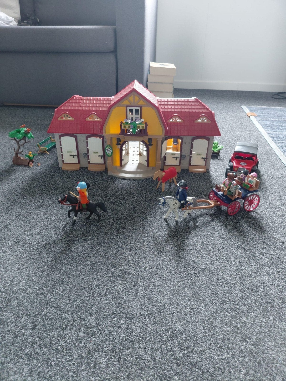 Mooie playmobil country grote manege met extra's, Ophalen of Verzenden, Zo goed als nieuw