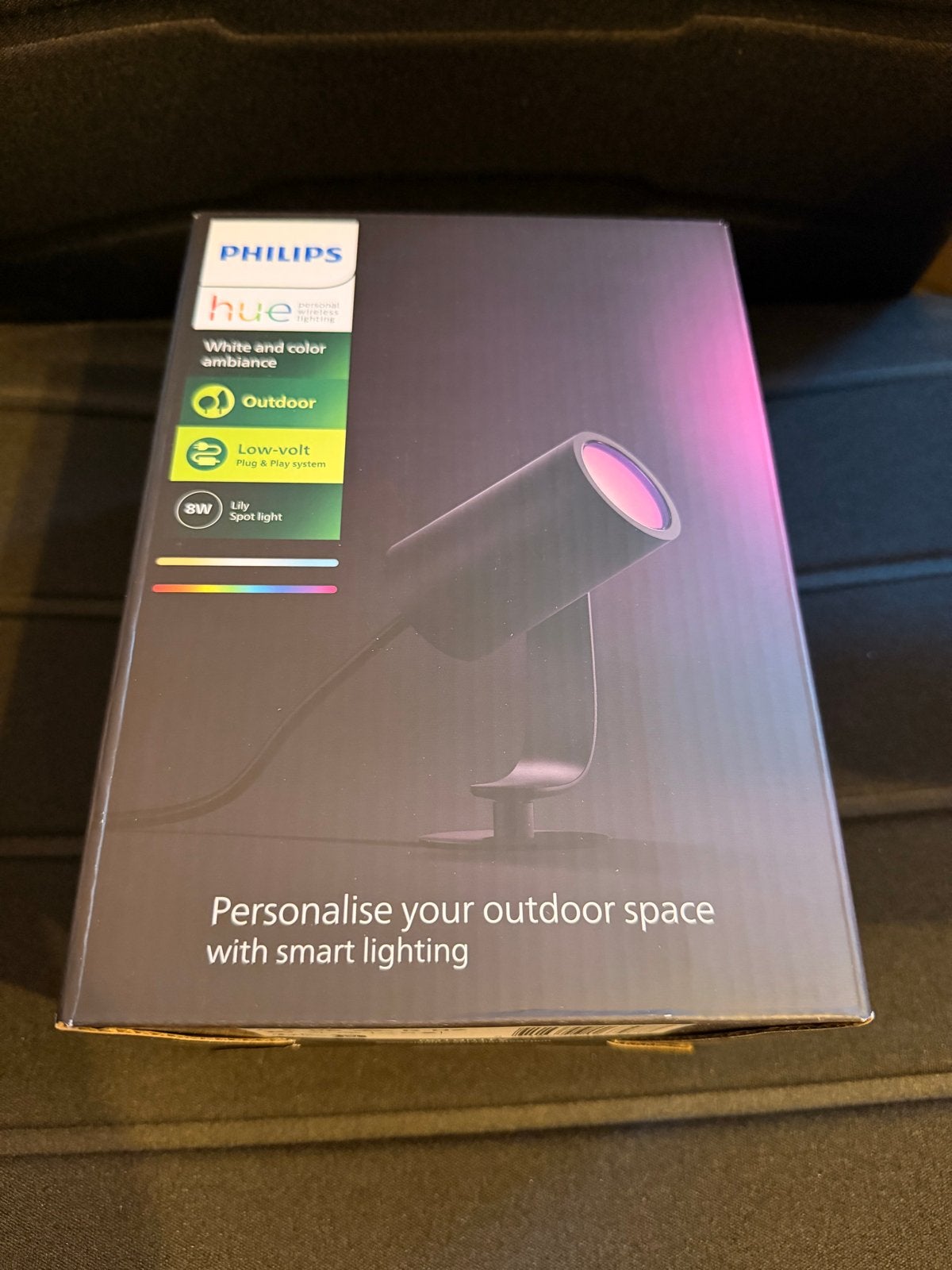 Philips Hue Lily Outdoor Spot Light - Nieuw, Kleur aanpasbaar, Ophalen of Verzenden, Nieuw, Philips Hue