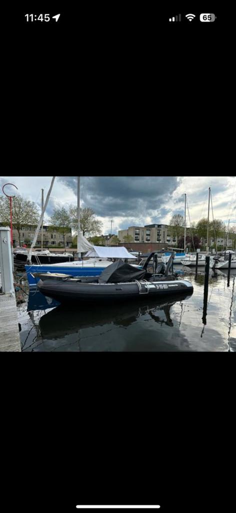 Aquamaster RIB 5-700 met buitenboordmotor, Inclusief motor, Ophalen of Verzenden, Zo goed als nieuw, Polyester/glasvezel