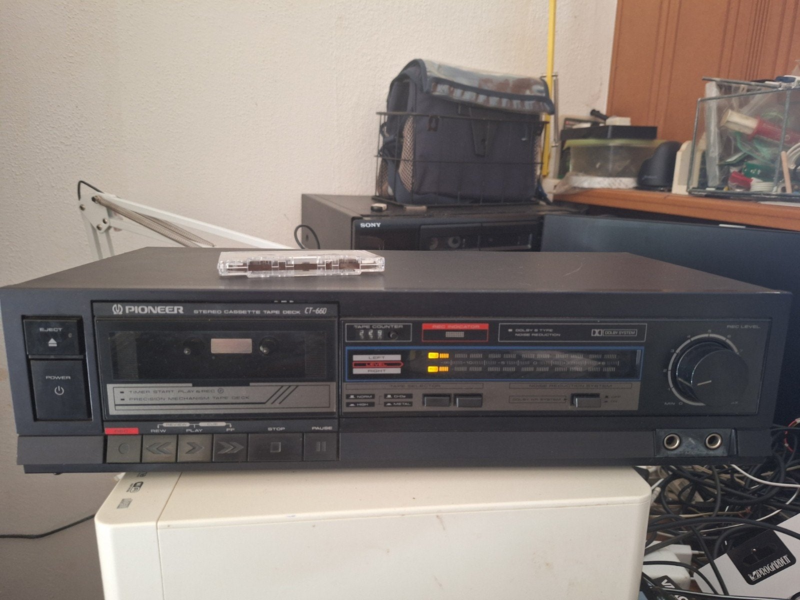 Pioneer CT-660 Stereo Cassettedeck - Vintage Audio, Audio, Tv en Foto, Cassettedecks, Ophalen of Verzenden, Enkel, Overige merken