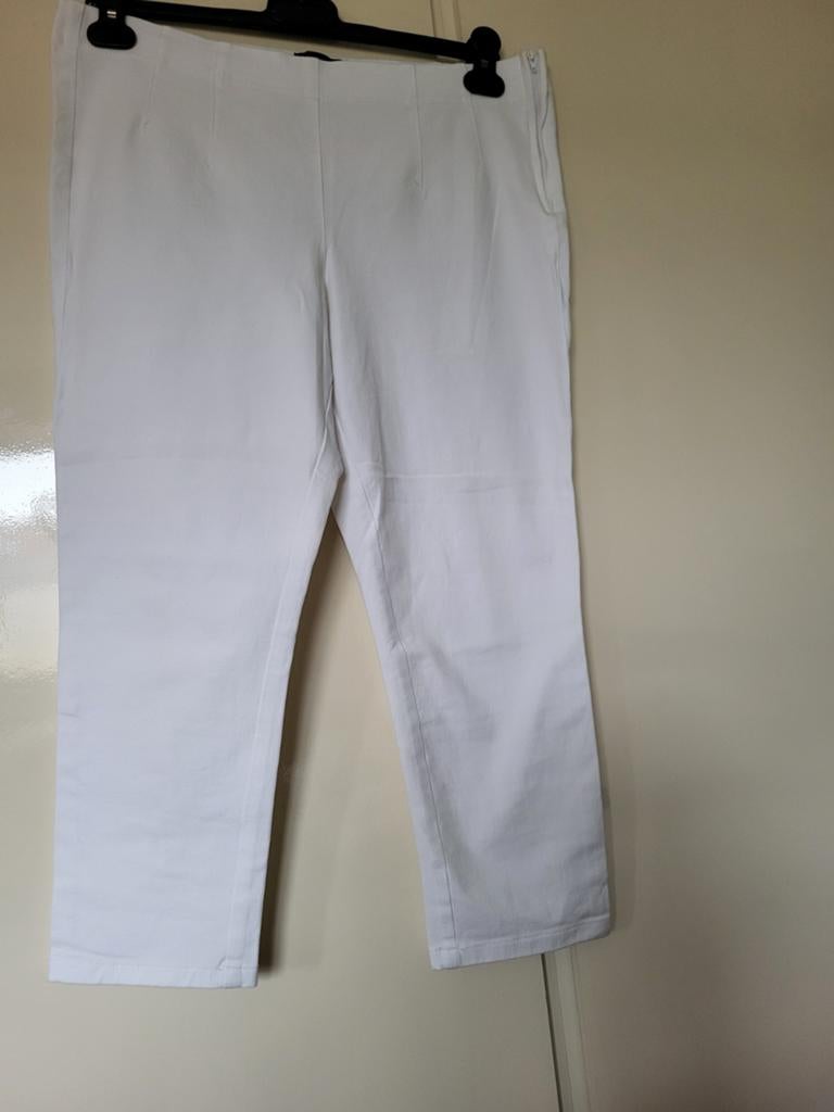 PROMISS..WITTE CAPRI BROEK, Promiss, Verzenden, Wit, Maat 42/44 (L)