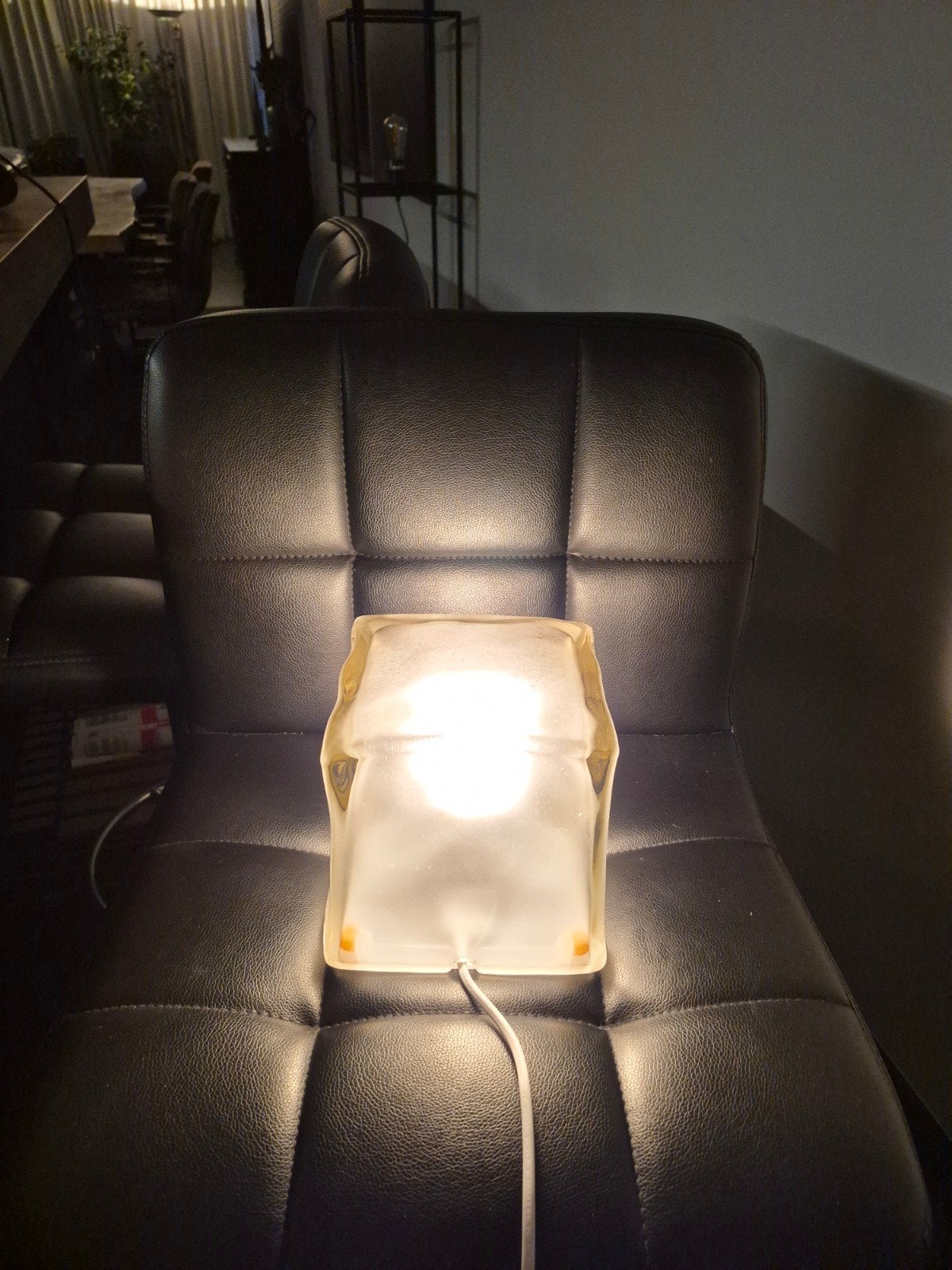 ikea icecube lamp- sfeerlicht, Kunststof, Gebruikt, Overige merken, Wit