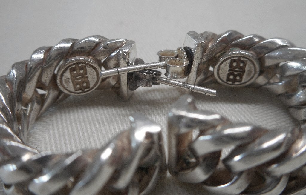 Zilveren Buddha to Buddha oorringen nr.1703, Sieraden, Tassen en Uiterlijk, Oorbellen, Hangers, Verzenden, Zo goed als nieuw, Zilver