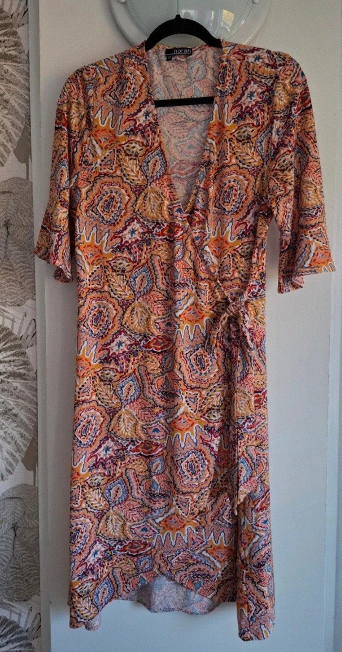 Norah overslagjurk, Overige kleuren, Maat 42/44 (L), Ophalen of Verzenden, Zo goed als nieuw