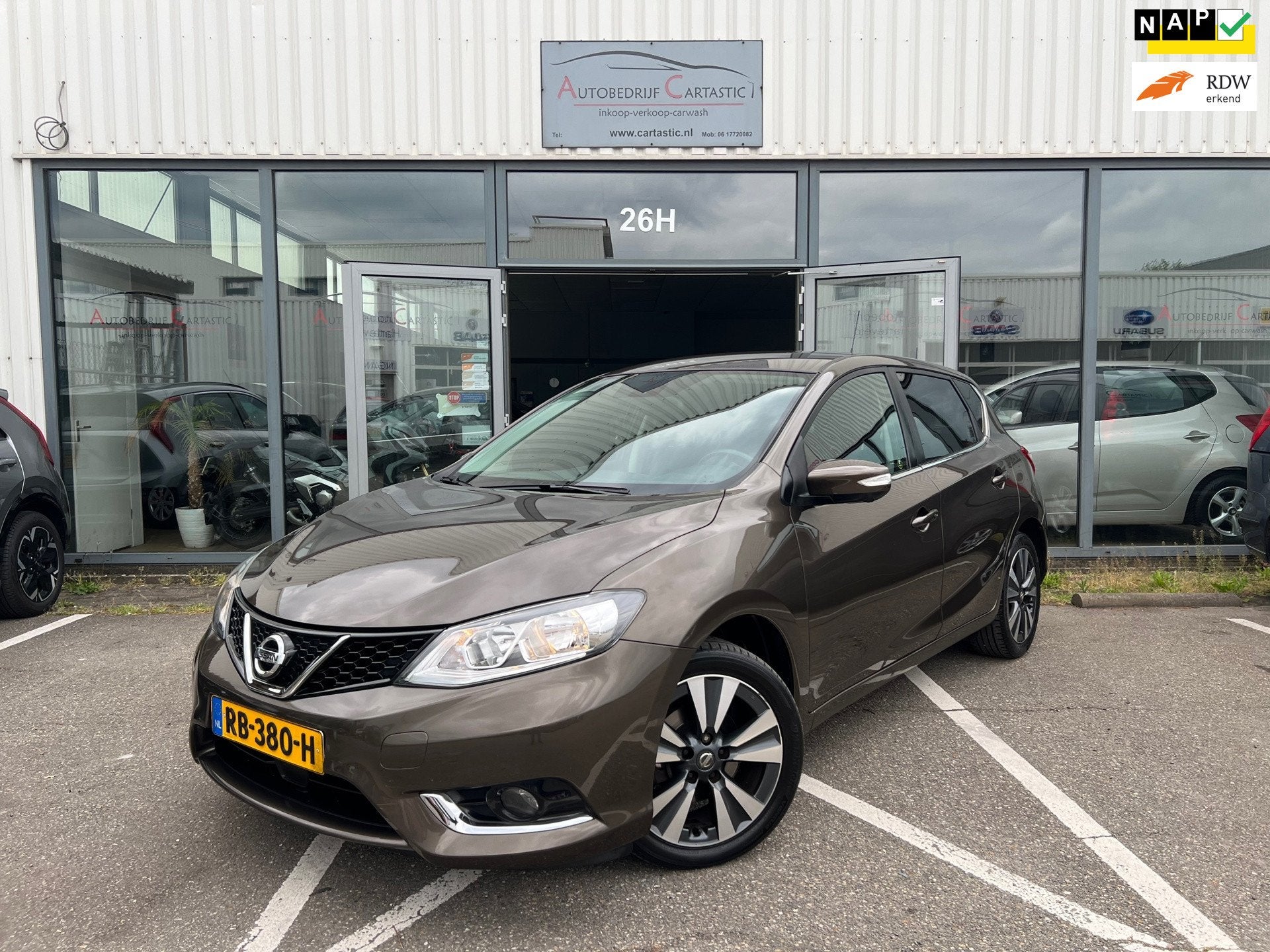 Nissan Pulsar 1.2 DIG-T N-Vision 360 cam | KEYLESS | NAVI |, Auto's, Voorwielaandrijving, Dealer onderhouden, Gebruikt, Euro 6