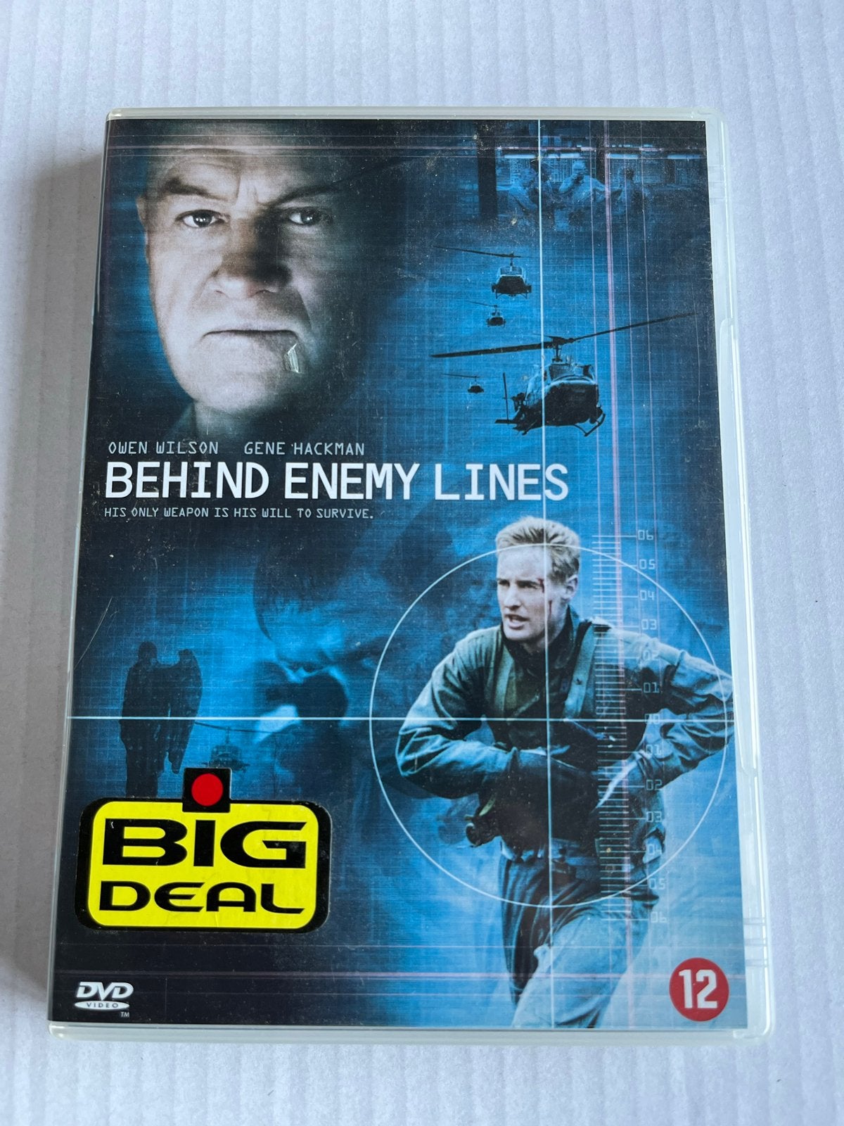 Behind Enemy Lines DVD - Owen Wilson, Cd's en Dvd's, Nederlands, Actiethriller, Ophalen of Verzenden, Vanaf 12 jaar