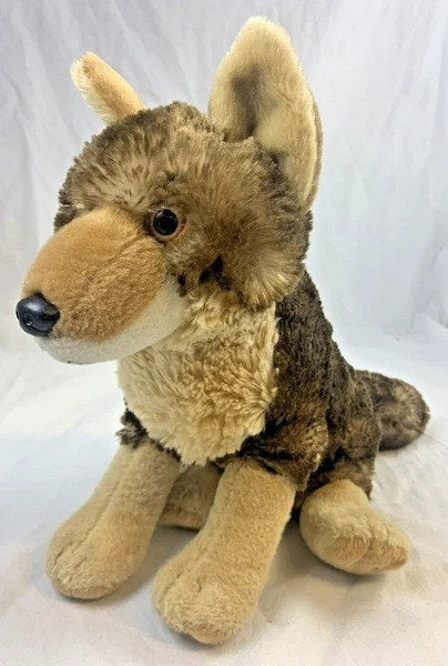 Wild Republic Cuddlekins Coyote knuffel 30cm bruin grijs