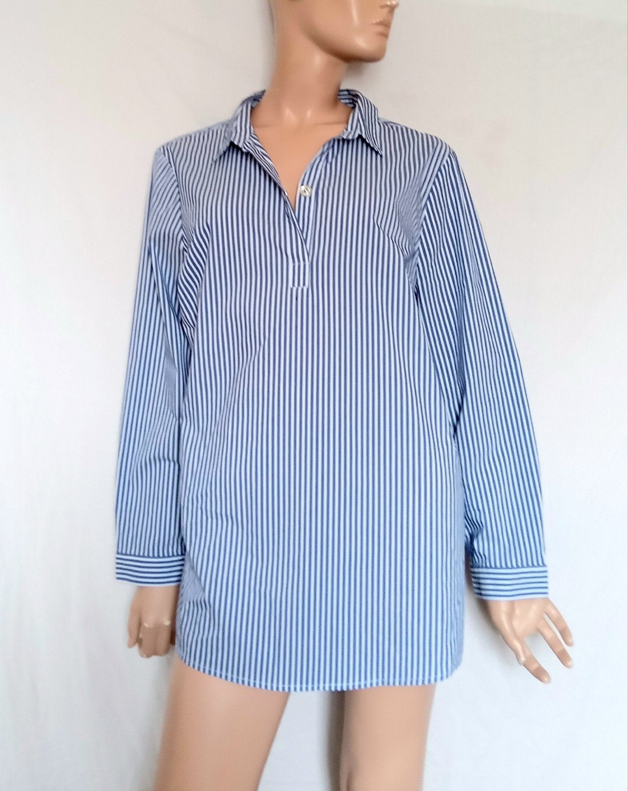 MARIE LUND Blouse , Maat 44, Ophalen of Verzenden, Zo goed als nieuw, Maat 42/44 (L), Blauw