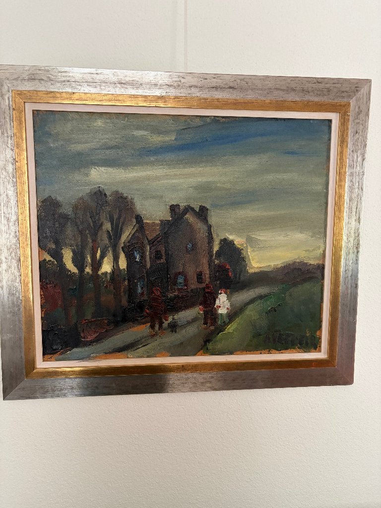 Schilderij Alfond Vermeir (1905 - 1994), Paneel, Expressionistisch, Ophalen of Verzenden, Olieverf