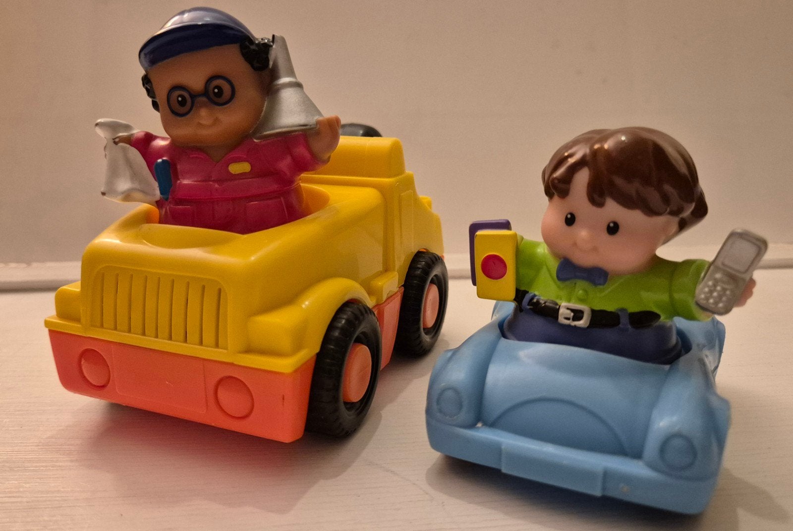 Fisher Price - Little People - Sleepwagen - 1 tot 5 jaar, Ophalen of Verzenden, Zo goed als nieuw, Speelset, Met geluid