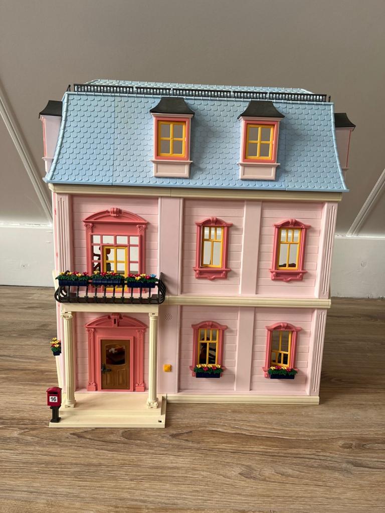 Playmobil herenhuis set met inrichting en vele extra's, Kinderen en Baby's, Speelgoed | Playmobil, Ophalen of Verzenden, Gebruikt