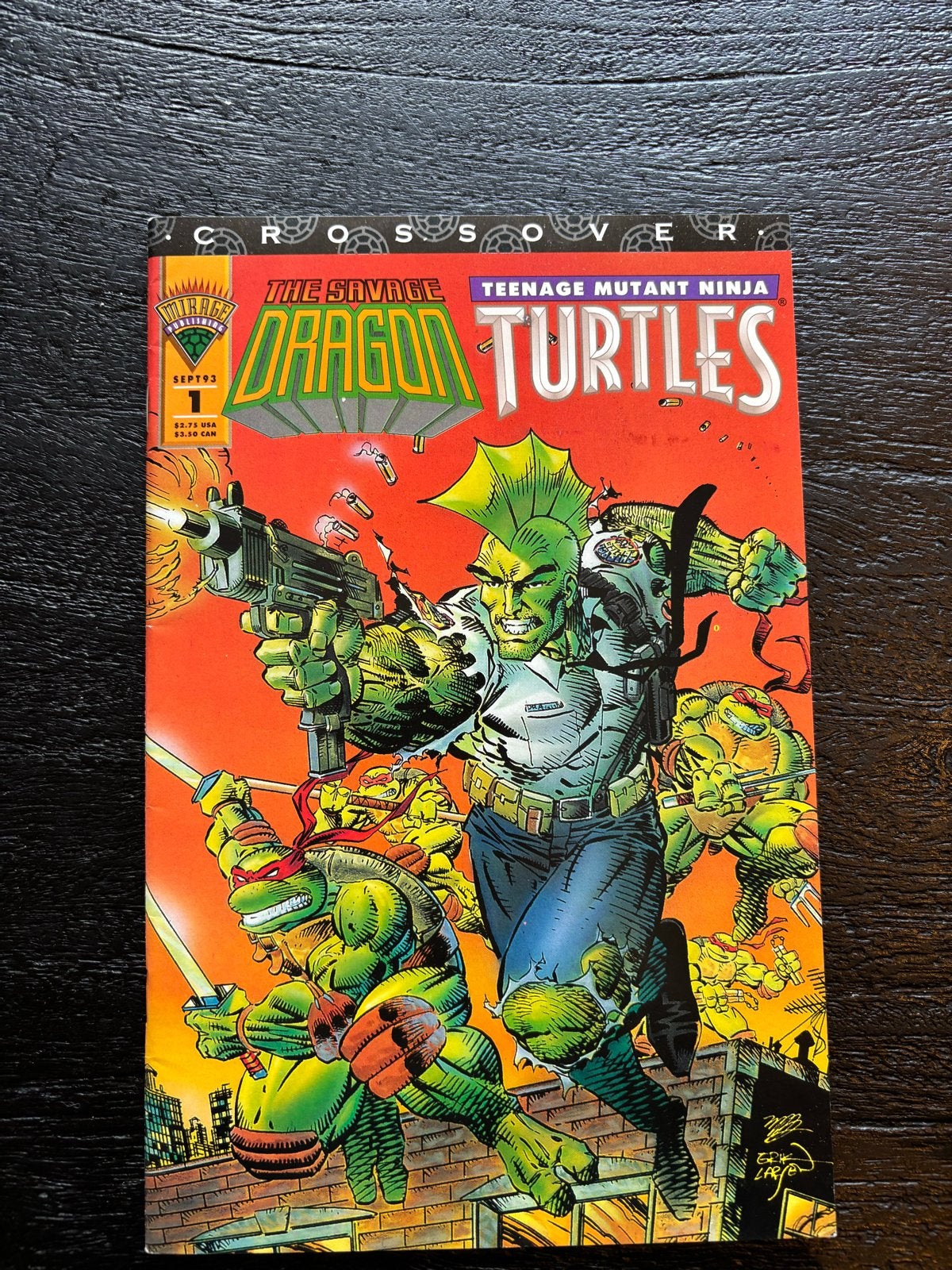 The Savage Dragon Teenage Mutant Ninja Turtles Crossover, Eén stripboek, Ophalen of Verzenden, Zo goed als nieuw