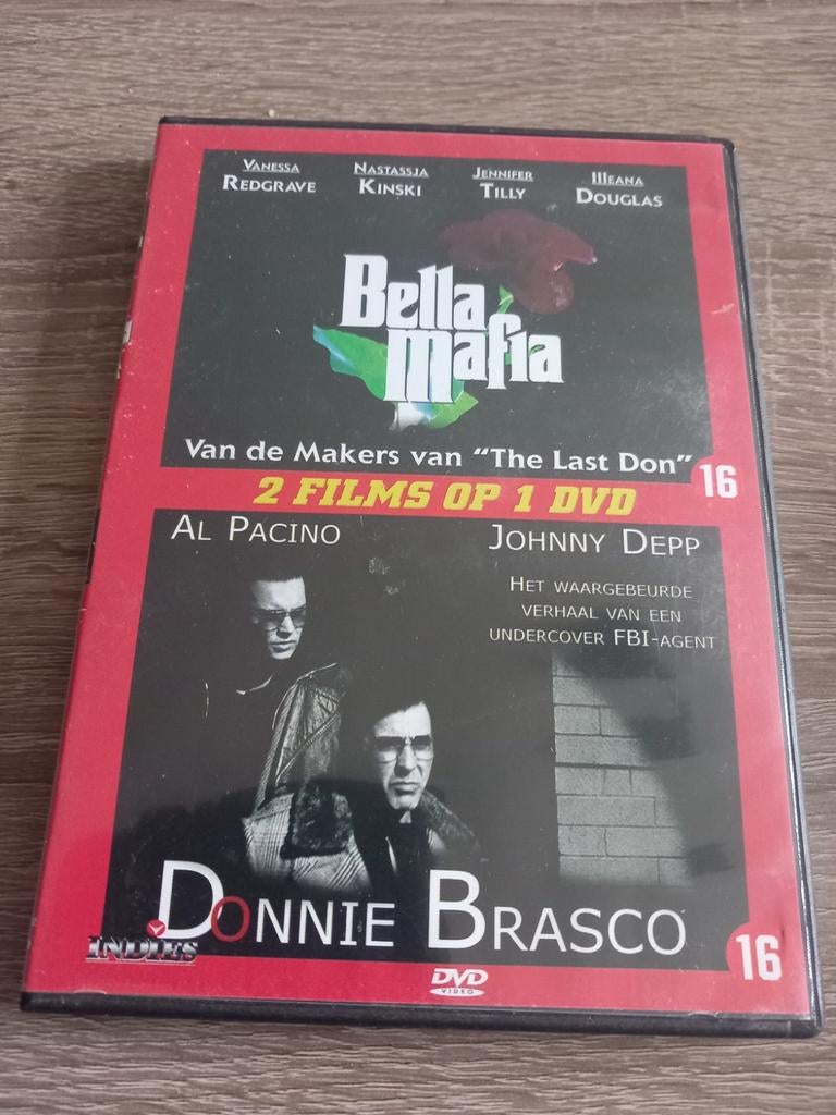 2 Films op 1 Dvd Bella Mafia, Ophalen of Verzenden, Zo goed als nieuw, Overige genres