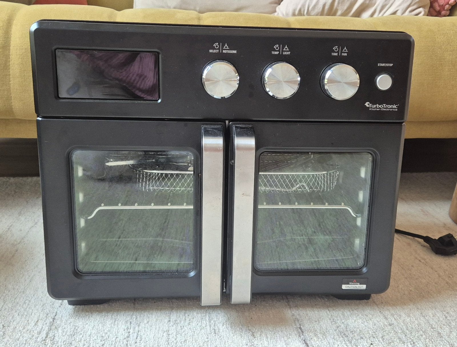 Turbotronic Airchef Pro XXL heteluchtoven, als nieuw!, Ophalen, 45 tot 50 cm, Overige merken, Hete lucht