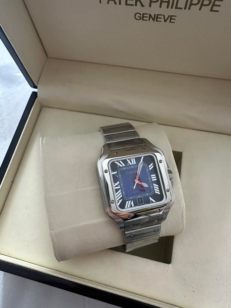 Cartier santos, Ophalen of Verzenden, Waterdicht, Zo goed als nieuw, Android